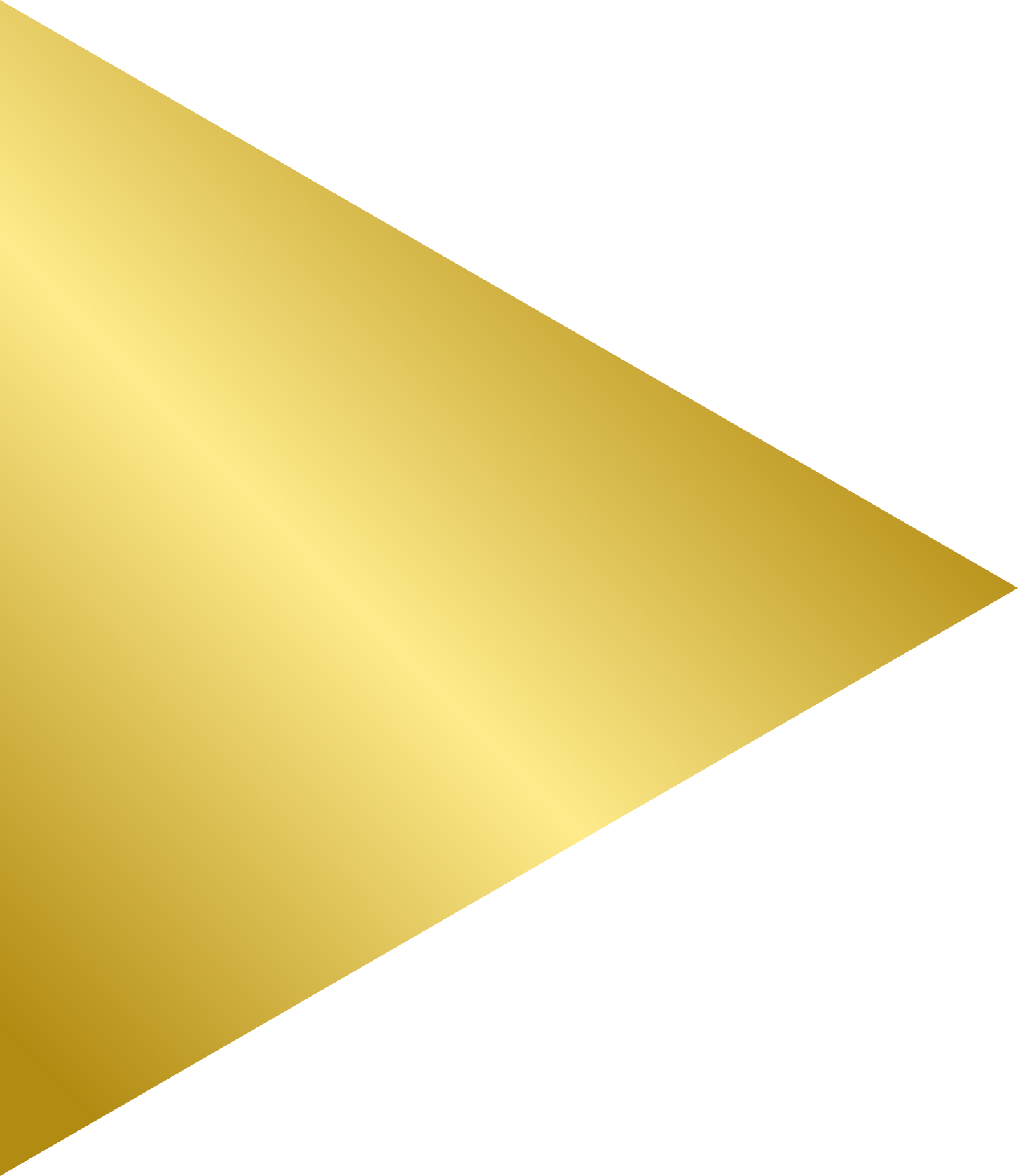 Gold Arrow. Golden Arrow Shape